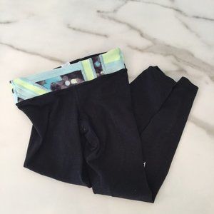 Girls Black Ivivva Leggings